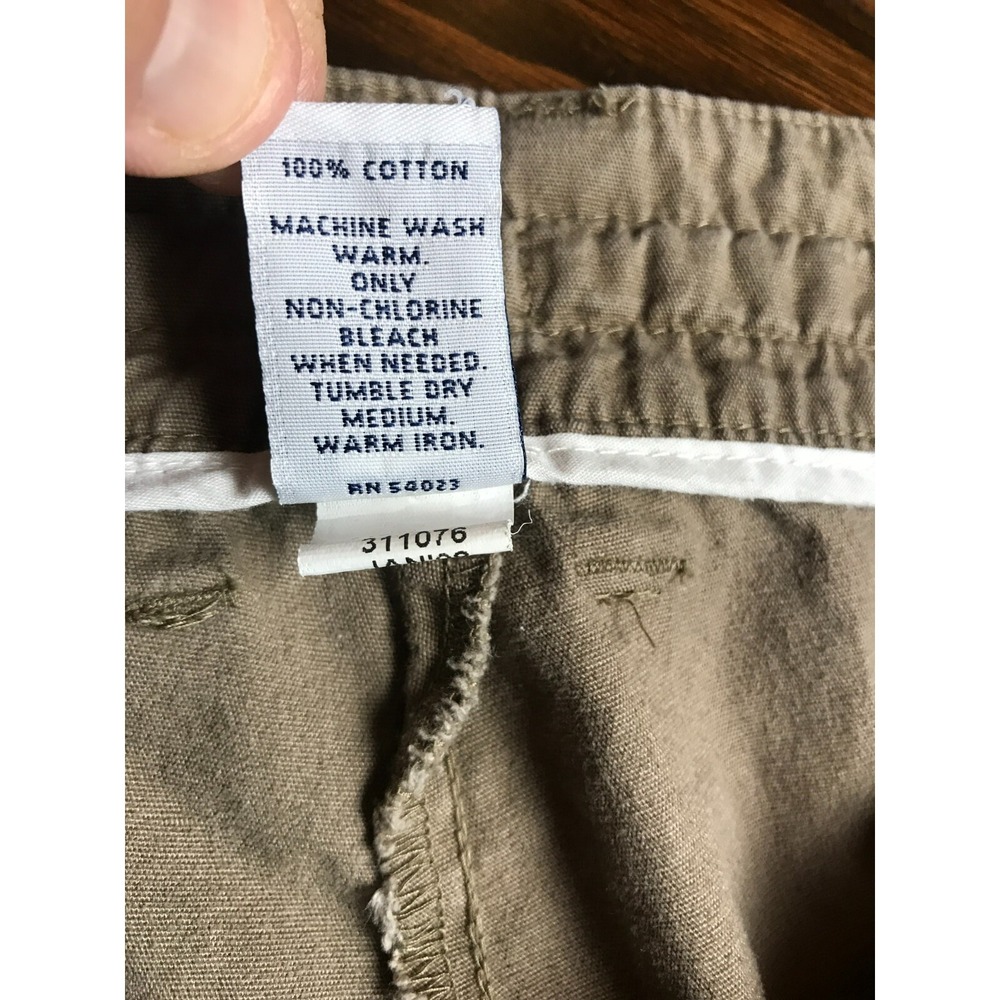 Gap Pants, Women's Size 18 Tan, Cropped, Straight Leg - Picture 7 of 8